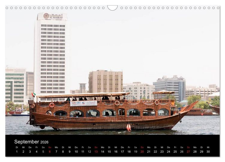 Produktbild: Faszination Dubai (Wandkalender 2026 DIN A3 quer), CALVENDO Monatskalender