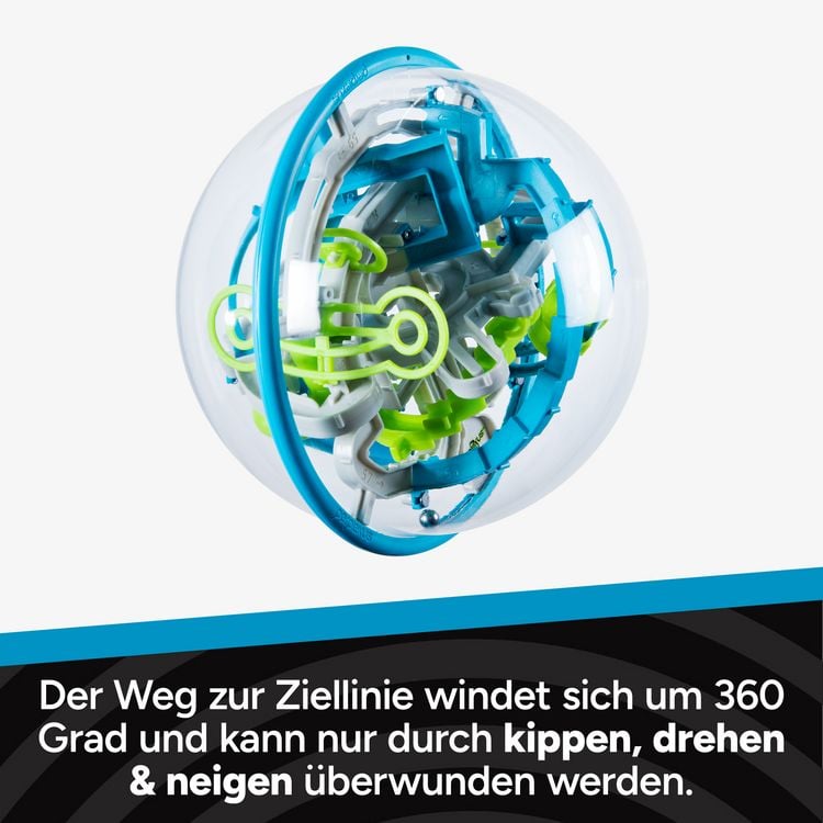 Produktbild: Spin Master Games - Perplexus Rebel, 3D-Kugellabyrinth mit 70 Hindernissen - f&uuml;r fingerfertige Perplexus-Fans ab 6 Jahren