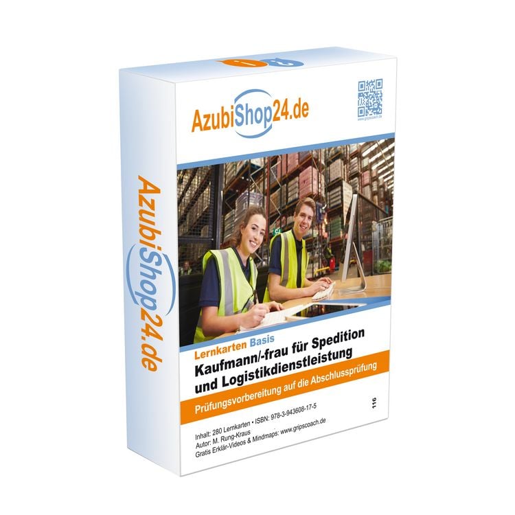 Produktbild: Azubishop24.de Lernkarten IHK-Abschlusspr&uuml;fung Kaufmann f&uuml;r Spedition und Logistikdienstleistung
