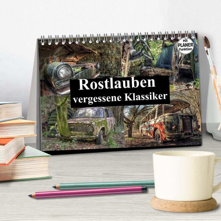 Produktbild: Rostlauben - vergessene Klassiker (Tischkalender 2026 DIN A5 quer), CALVENDO Monatskalender