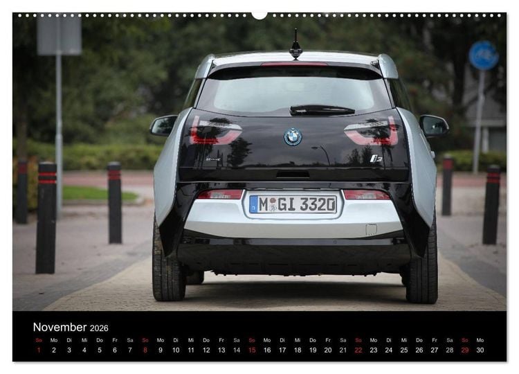 Produktbild: BMW i3 (hochwertiger Premium Wandkalender 2026 DIN A2 quer), Kunstdruck in Hochglanz