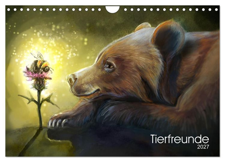 Produktbild: Tierfreunde (Wandkalender 2027 DIN A4 quer), CALVENDO Monatskalender