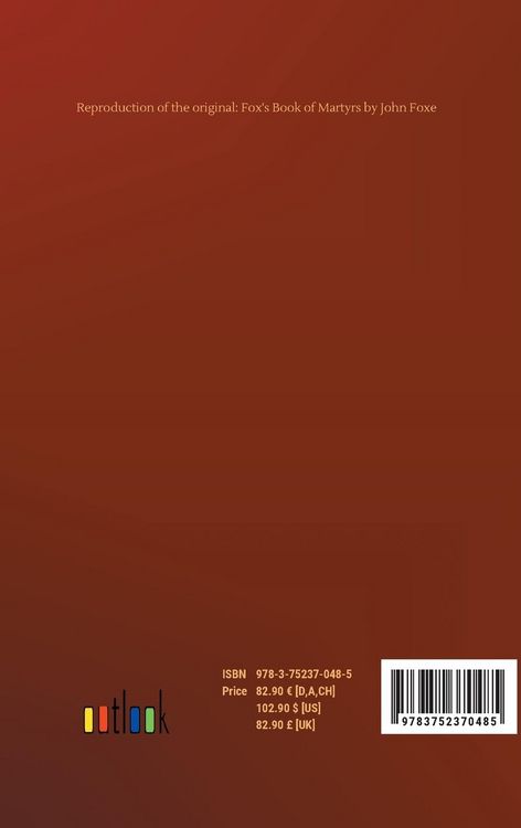 Produktbild: Fox's Book of Martyrs
