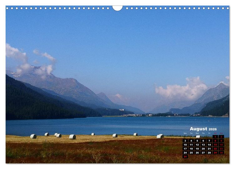 Produktbild: Engadine 2026 - Nature and landscapes (Wall Calendar 2026 DIN A3 landscape), CALVENDO 12 Month Wall Calendar