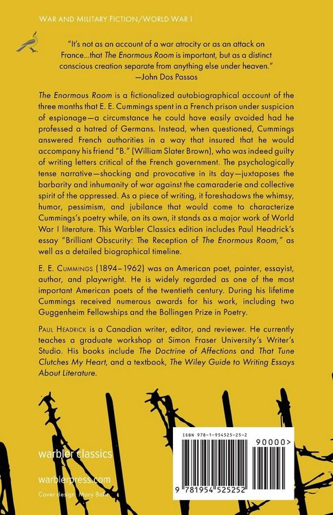 Produktbild: The Enormous Room (Warbler Classics)