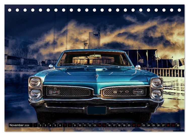 Produktbild: American Classic Cars (Tischkalender 2026 DIN A5 quer), CALVENDO Monatskalender