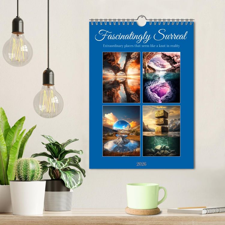 Produktbild: Fascinatingly Surreal (Wall Calendar 2026 DIN A4 portrait), CALVENDO 12 Month Wall Calendar