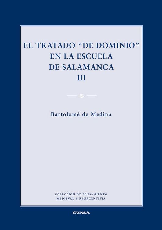 Produktbild: El tratado "de dominio" en la escuela de Salamanca III