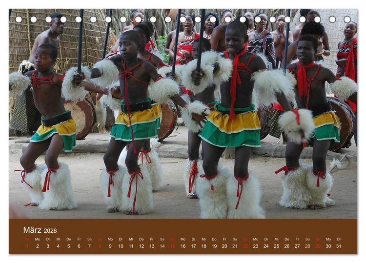 Produktbild: Namibia - faszinierende Menschen und Tiere (Tischkalender 2026 DIN A5 quer), CALVENDO Monatskalender