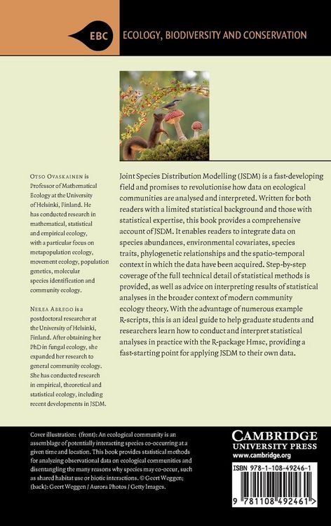 Produktbild: Joint Species Distribution Modelling