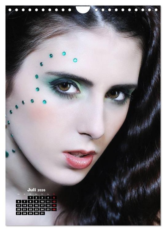 Produktbild: Extrem Make-Up Portraits (Wandkalender 2026 DIN A4 hoch), CALVENDO Monatskalender