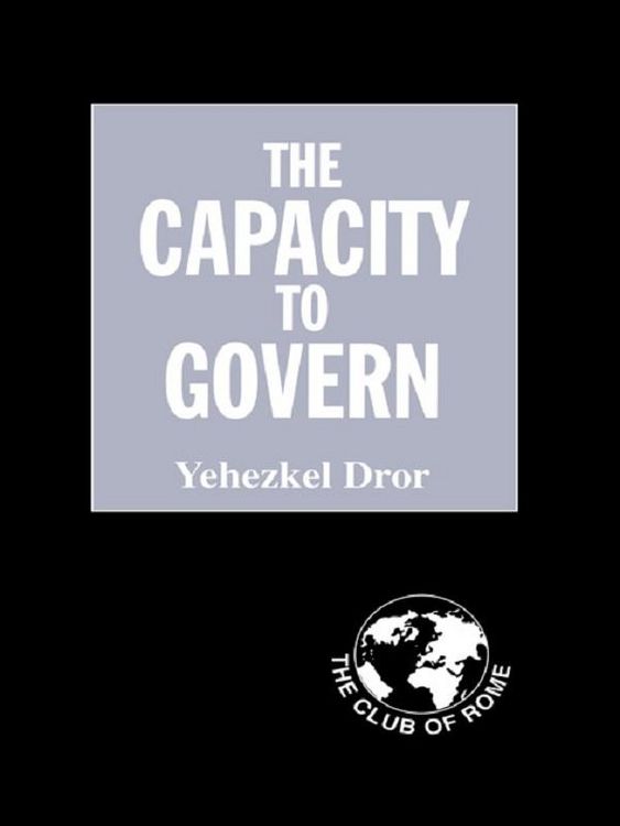 Produktbild: The Capacity to Govern
