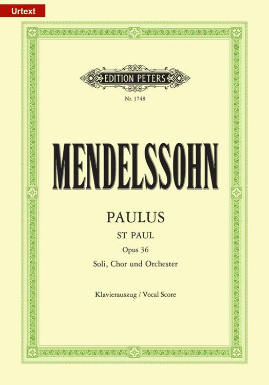 Produktbild: Paulus op. 36