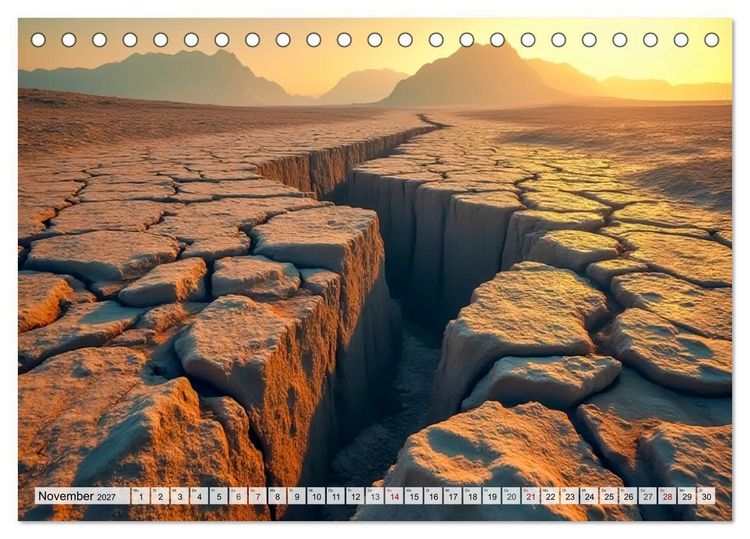 Produktbild: Naturgewalten - Ungez&auml;hmt und Unaufhaltsam (Tischkalender 2027 DIN A5 quer), CALVENDO Monatskalender