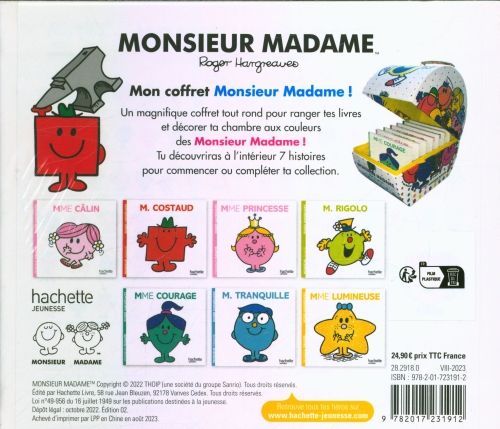 Produktbild: Monsieur Madame : bo&icirc;te collector avec 7 titres