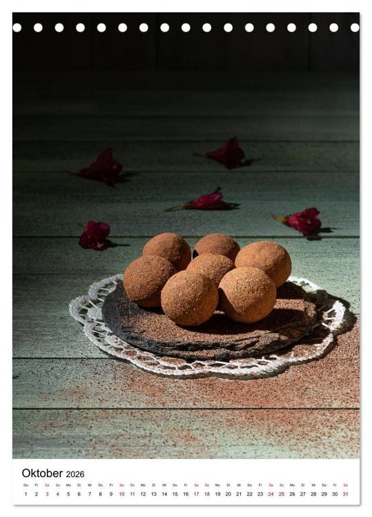 Produktbild: Leckereien - Food art (Tischkalender 2026 DIN A5 hoch), CALVENDO Monatskalender