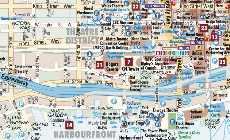 Produktbild: Toronto, Borch Map