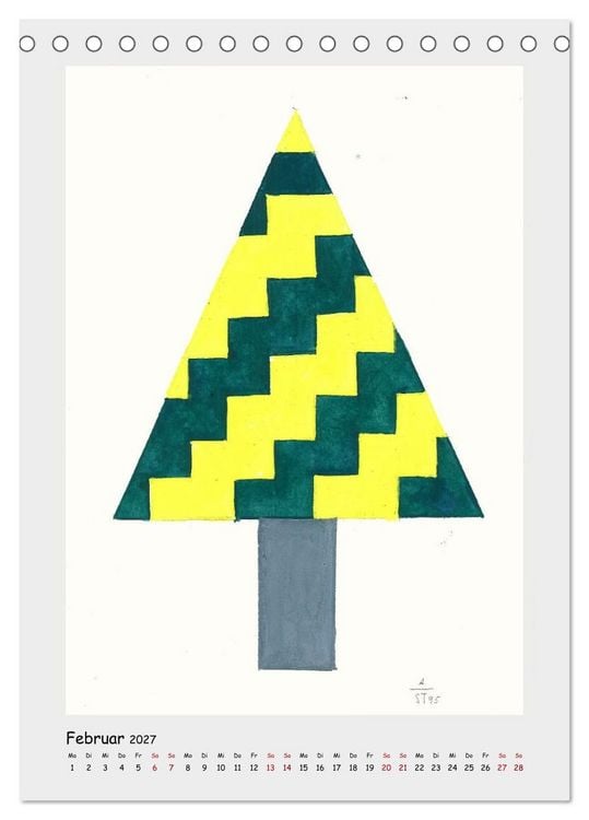 Produktbild: Anton Stankowski. B&auml;ume (Tischkalender 2027 DIN A5 hoch), CALVENDO Monatskalender
