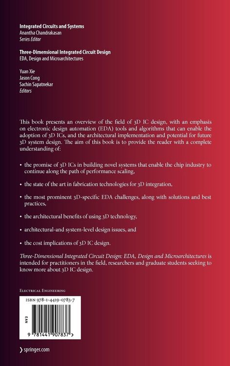 Produktbild: Three-Dimensional Integrated Circuit Design