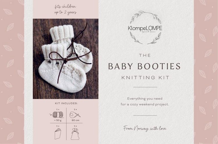 Produktbild: The Baby Booties Knitting Kit