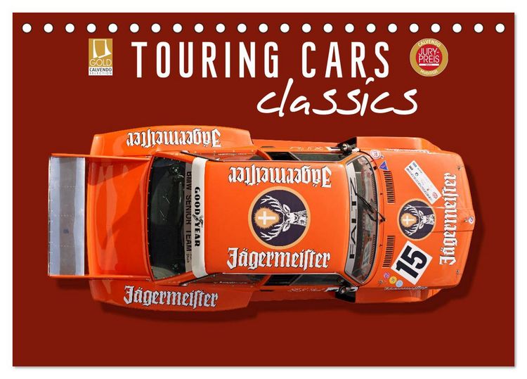 Produktbild: Tourenwagen Classics (Tischkalender 2026 DIN A5 quer), CALVENDO Monatskalender