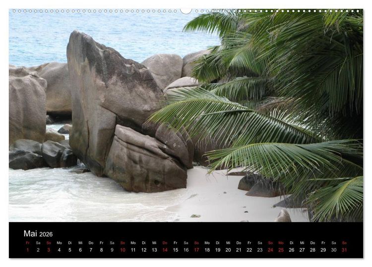 Produktbild: Seychellen (Wandkalender 2026 DIN A2 quer), CALVENDO Monatskalender