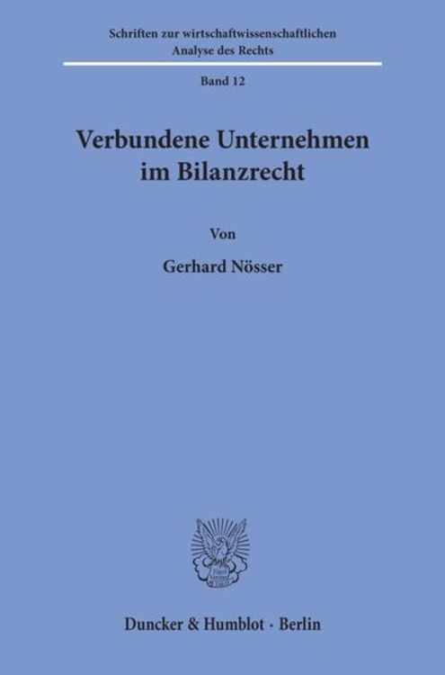 Produktbild: Verbundene Unternehmen im Bilanzrecht.
