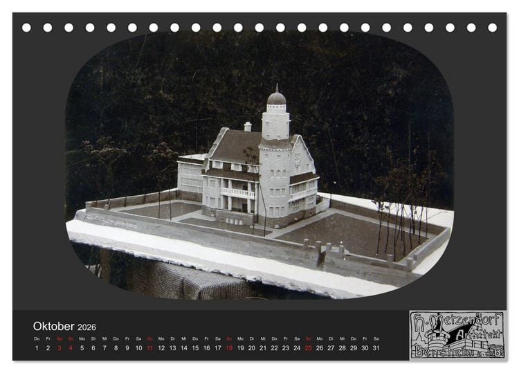Produktbild: Lebensr&auml;ume um 1900 (Tischkalender 2026 DIN A5 quer), CALVENDO Monatskalender