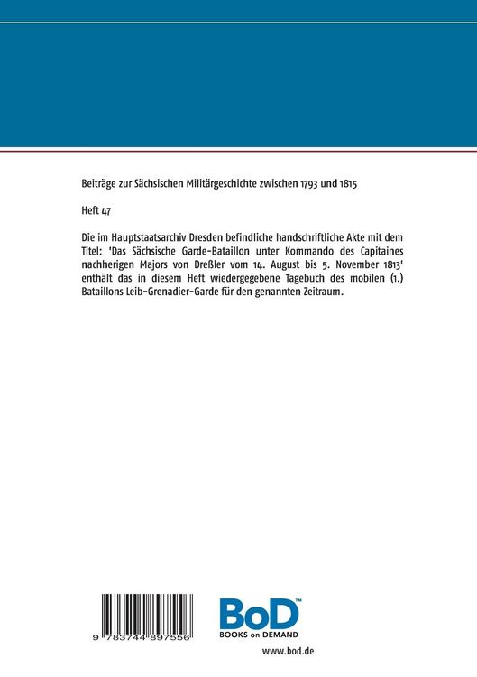 Produktbild: Zur Geschichte der S&auml;chsischen Leib-Grenadier-Garde (I)