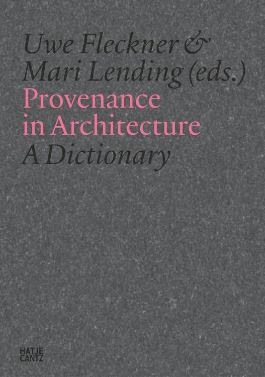 Produktbild: Provenance in Architecture