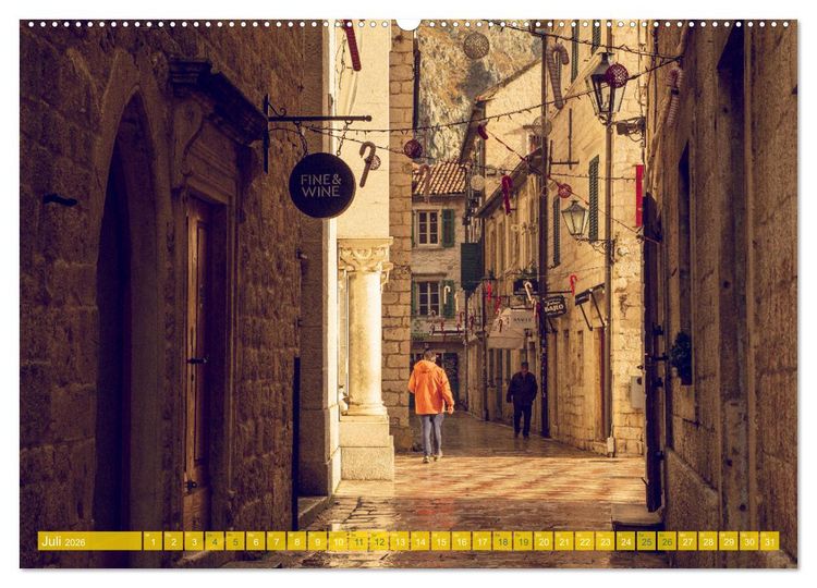 Produktbild: Kotor - Juwel der Adria und UNESCO-Welterbe in Montenegro (Wandkalender 2026 DIN A2 quer), CALVENDO Monatskalender