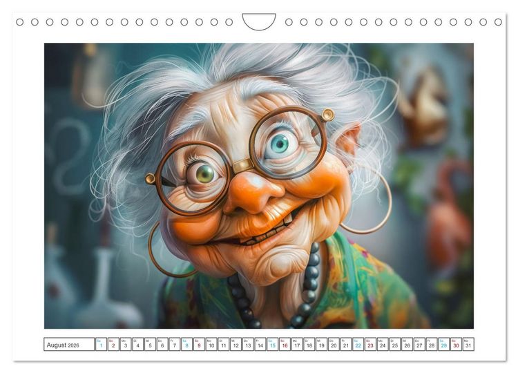 Produktbild: Alt, aber nicht leise (Wandkalender 2026 DIN A4 quer), CALVENDO Monatskalender