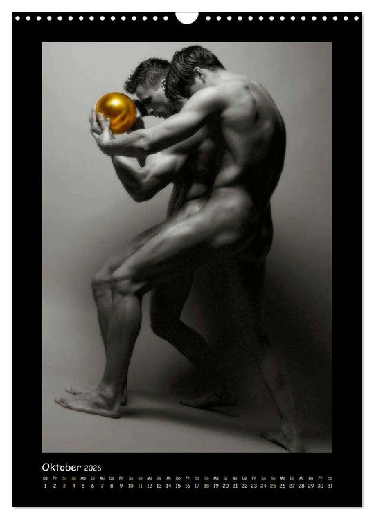 Produktbild: Golden Ball - M&auml;nner Akte (Wandkalender 2026 DIN A3 hoch), CALVENDO Monatskalender