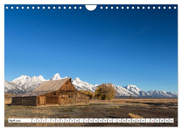Produktbild: Grand Teton National Park (Wandkalender 2026 DIN A4 quer), CALVENDO Monatskalender