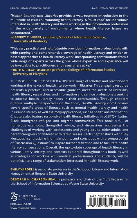 Produktbild: Health Literacy and Libraries
