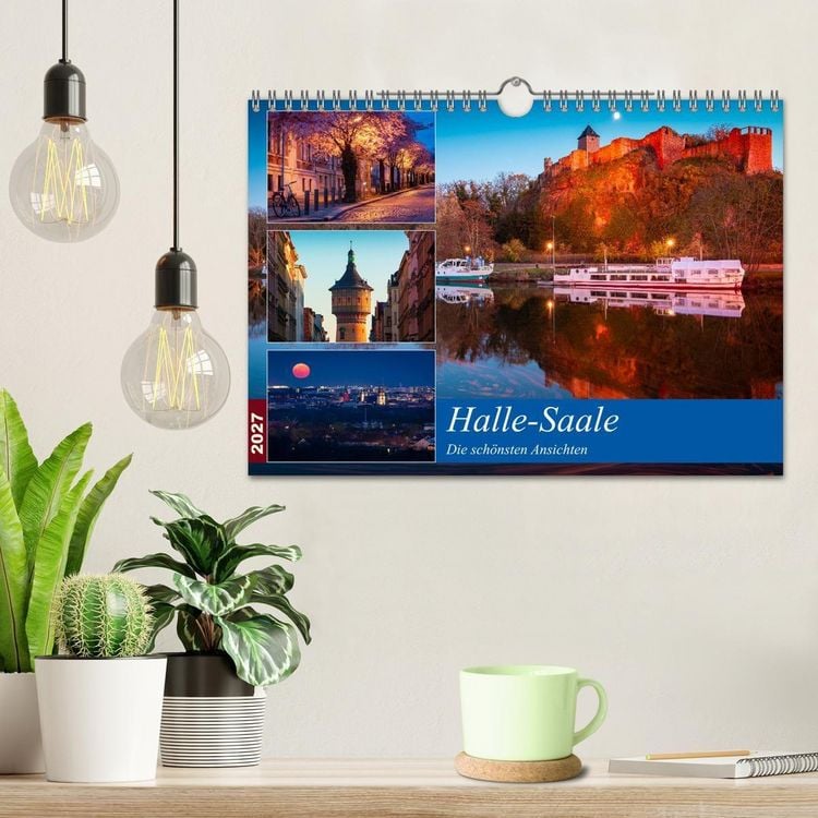 Produktbild: Halle-Saale - Die sch&ouml;nsten Ansichten (Wandkalender 2027 DIN A4 quer), CALVENDO Monatskalender