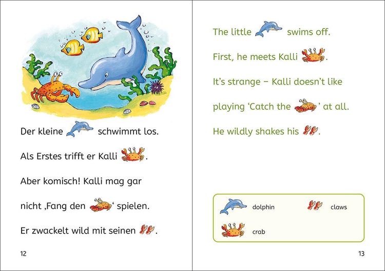 Produktbild: Bildermaus - Mit Bildern Englisch lernen - Delfingeschichten - Dolphin Stories