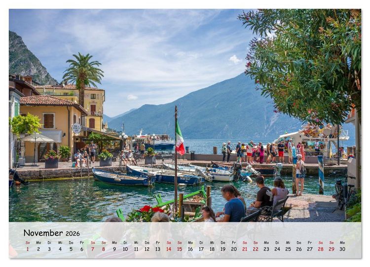 Produktbild: Limone sul Garda - Traumhaftes St&auml;dtchen am Gardasee (Wandkalender 2026 DIN A4 quer), CALVENDO Monatskalender