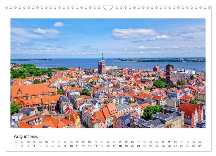 Produktbild: Mecklenburg-Vorpommern - Land zwischen Meer und Seen (Wandkalender 2026 DIN A3 quer), CALVENDO Monatskalender