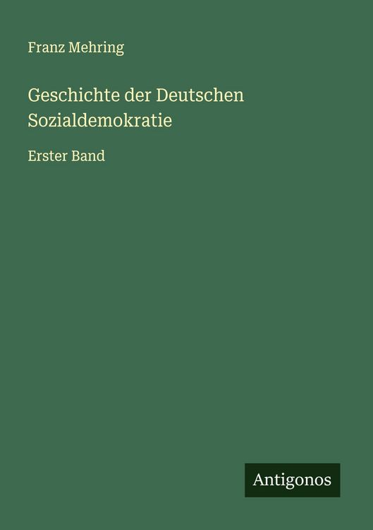 Produktbild: Geschichte der Deutschen Sozialdemokratie