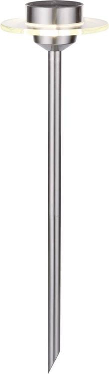 Produktbild: Paulmann 93764 Ufo Solar-Gartenleuchte 0.2W Warmwei&szlig; Edelstahl, Klar