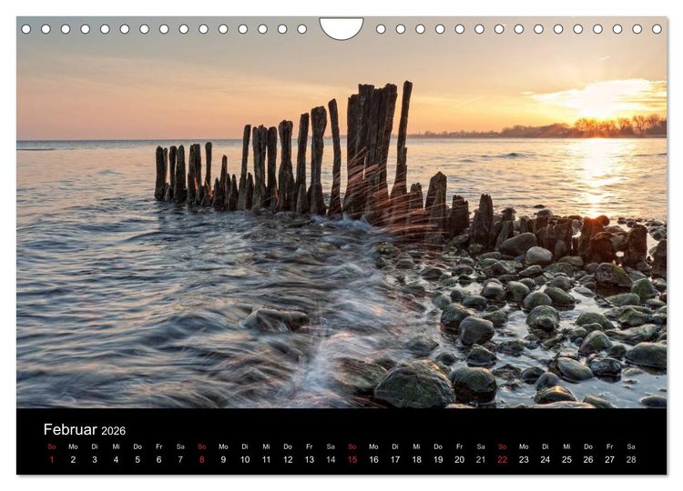 Produktbild: Ostsee erleben (Wandkalender 2026 DIN A4 quer), CALVENDO Monatskalender