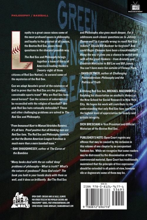 Produktbild: The Red Sox and Philosophy