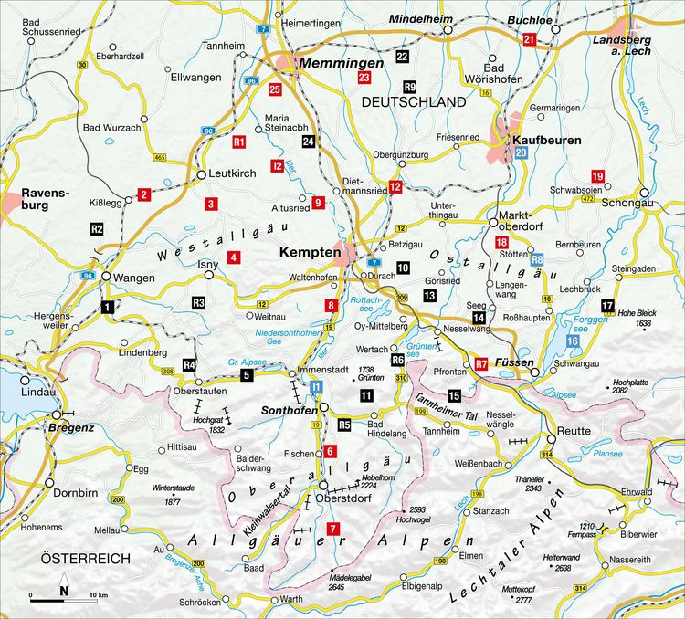 Produktbild: Das Radlbuch Allg&auml;u