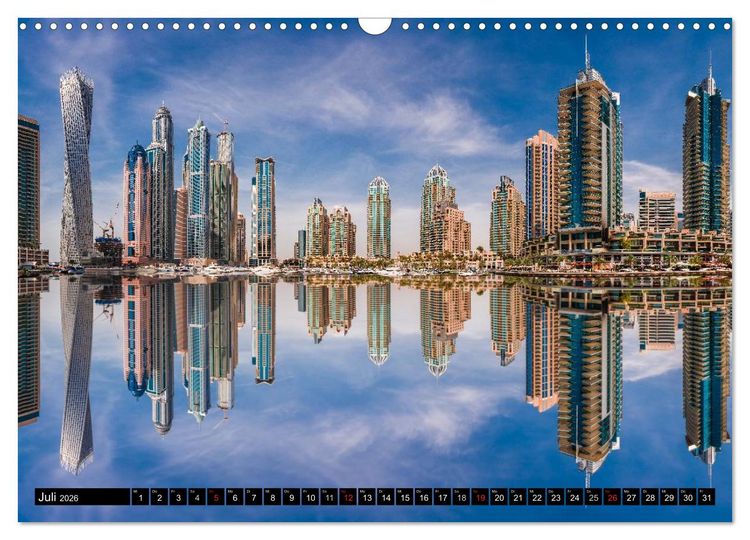 Produktbild: DUBAI - 2026 (Wandkalender 2026 DIN A3 quer), CALVENDO Monatskalender