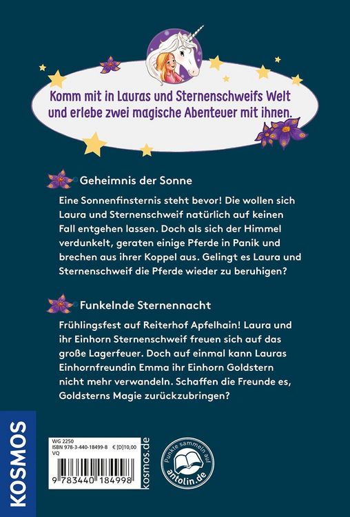 Produktbild: Sternenschweif, Geheimnis der Sonne / Funkelnde Sternennacht (Doppelband)