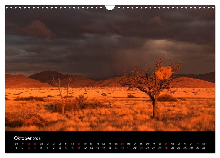 Produktbild: Fantastisches Namibia (Wandkalender 2026 DIN A3 quer), CALVENDO Monatskalender