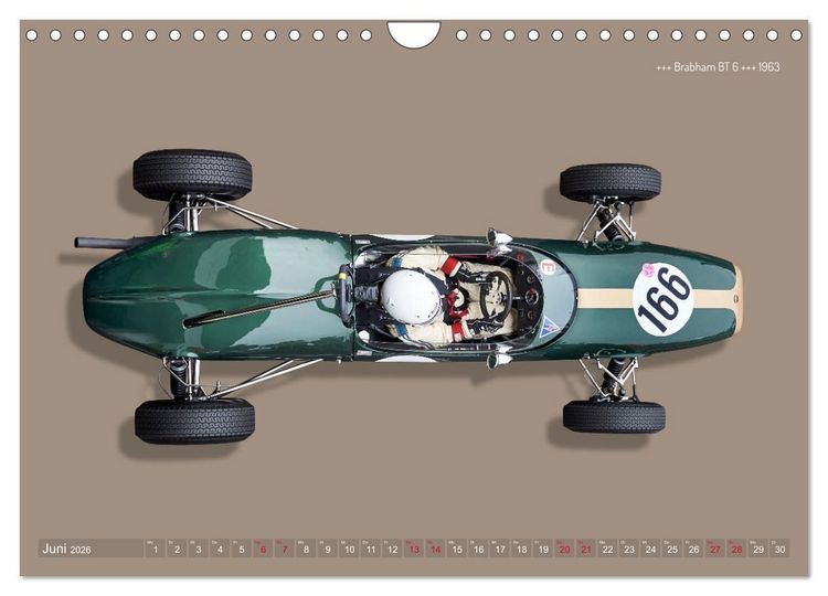 Produktbild: Legenden des Rennsports - Formel Junior 1955-1965 (Wandkalender 2026 DIN A4 quer), CALVENDO Monatskalender