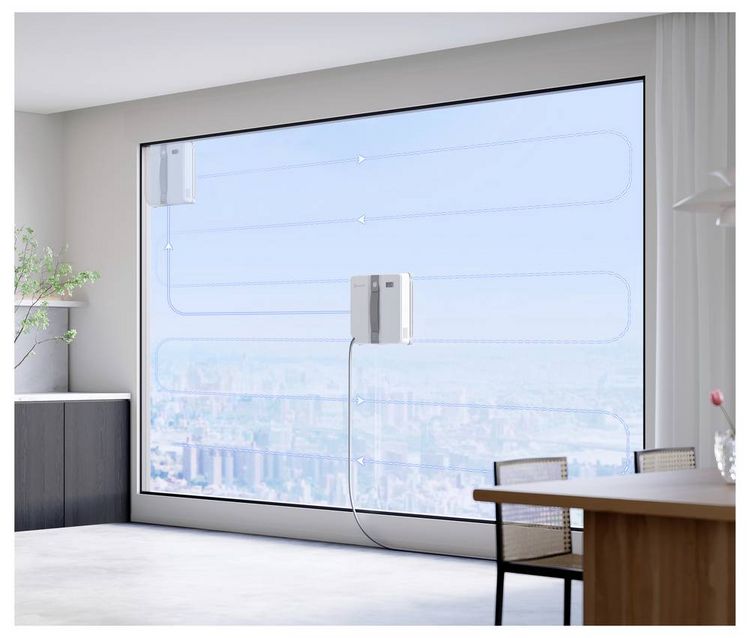 Produktbild: ECOVACS WINBOT MINI EU Fensterputzroboter Grau, Wei&szlig;