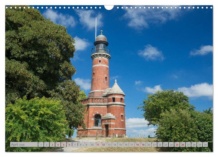 Produktbild: Leuchtt&uuml;rme - W&auml;chter der K&uuml;sten (Wandkalender 2026 DIN A3 quer), CALVENDO Monatskalender